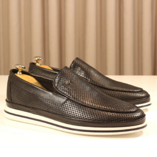 Erkek Casual 1-1 455-LAZER SIYAH
