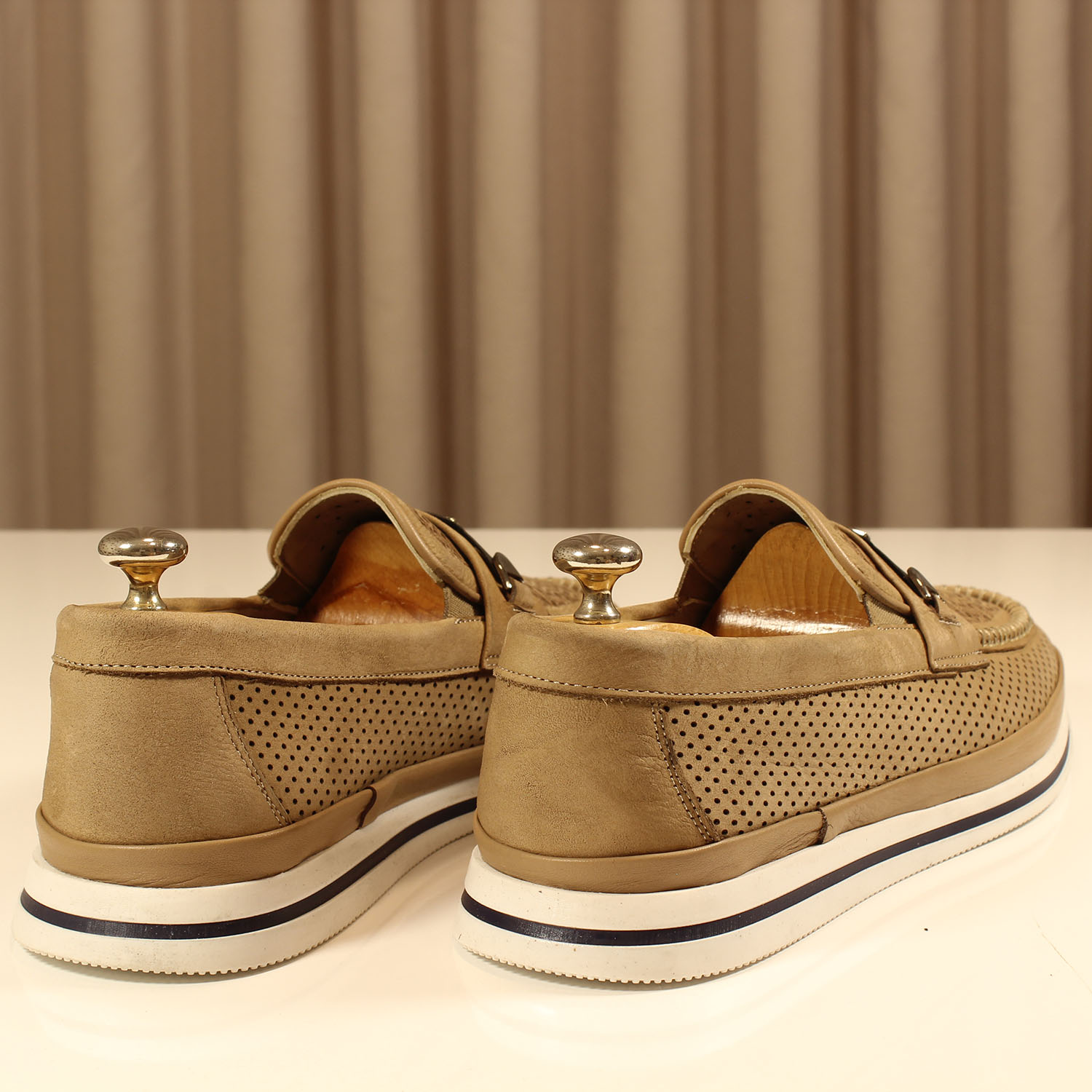 Erkek Casual 1-1 456-LAZER KUM-NUBUK - Image 3