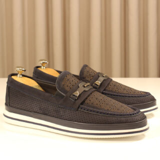 Erkek Casual 1-1 456-LAZER LACI-NUBUK
